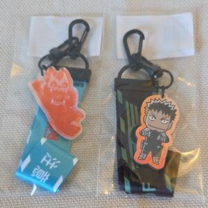 Kaiju 8 Holographic Keychains with Lanyards Round 1 Promo